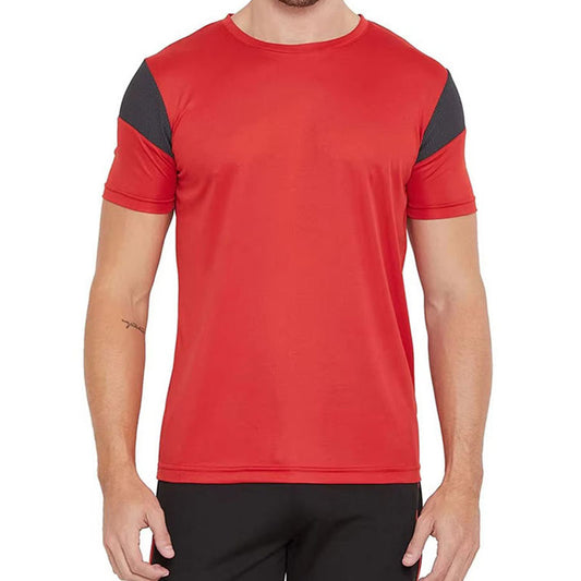 Wholesale Colour Run T Shirts with Contrast Shoulder Panels