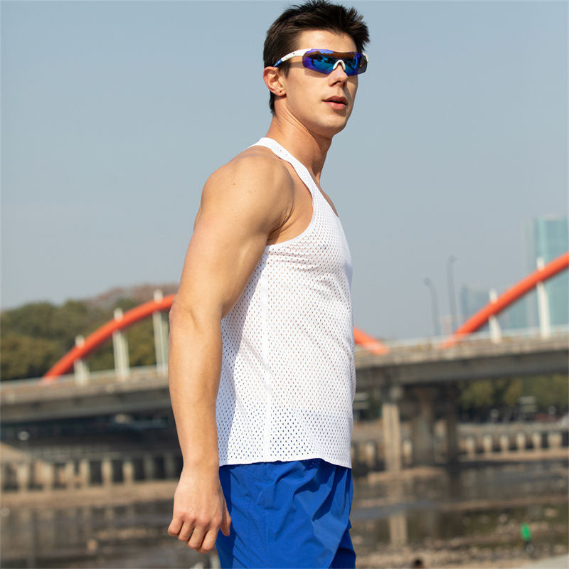 wholesale-mens-running-tank-top-100gsm-polyester-mesh