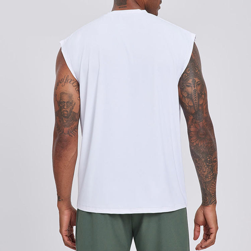Quick-Dry Breathable Men’s Running Tank Top | Wholesale Supply & Heat-Transfer Logo