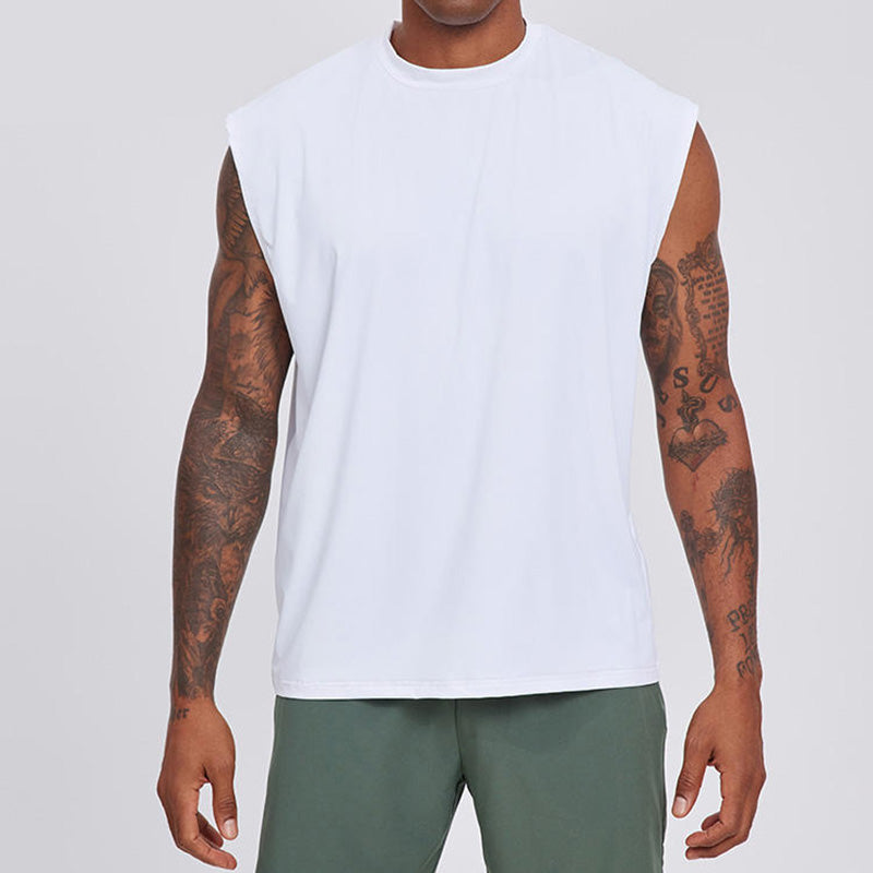 Quick-Dry Breathable Men’s Running Tank Top | Wholesale Supply & Heat-Transfer Logo