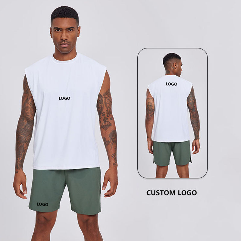 Quick-Dry Breathable Men’s Running Tank Top | Wholesale Supply & Heat-Transfer Logo