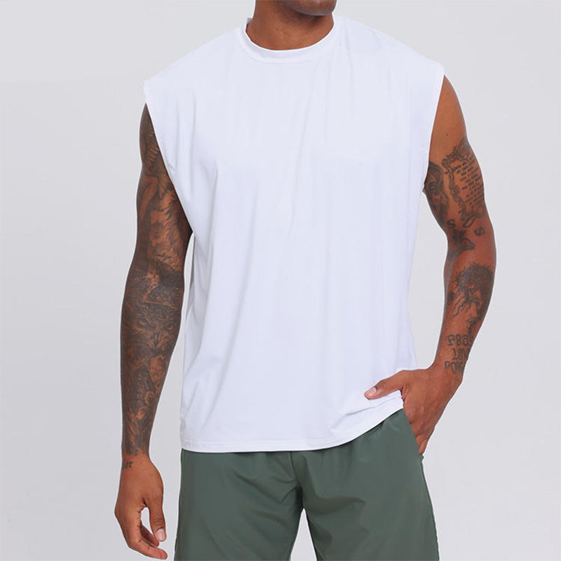 Quick-Dry Breathable Men’s Running Tank Top | Wholesale Supply & Heat-Transfer Logo