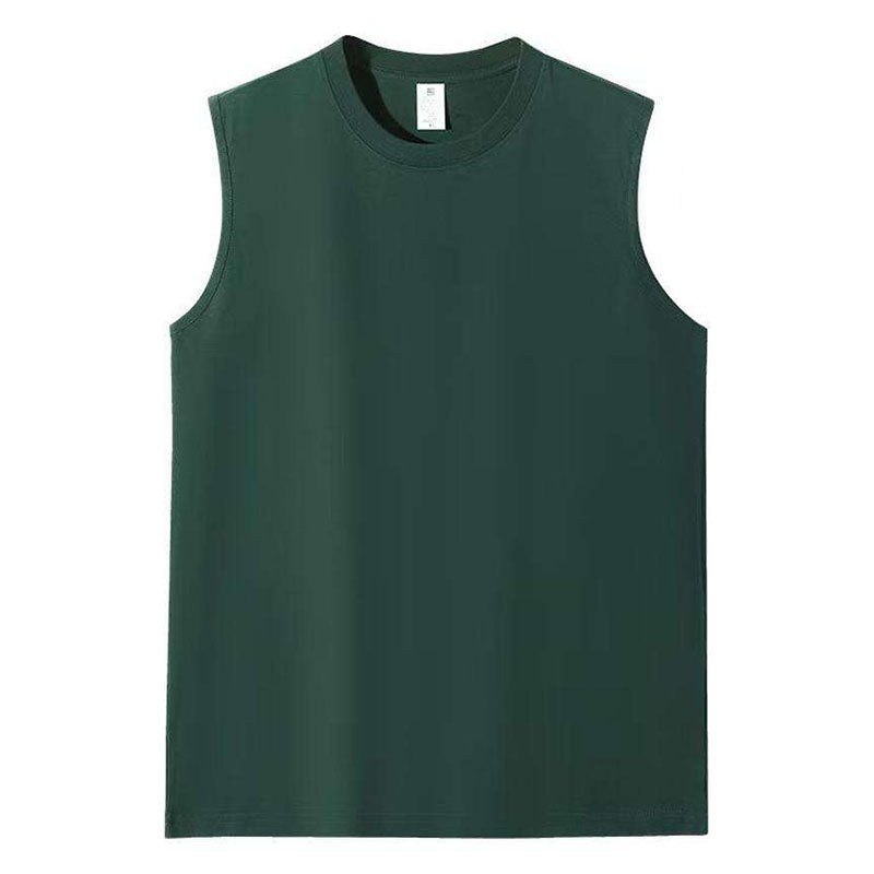 Wholesale Men’s Running Tanks – 230gsm Cotton Muscle Tank OEM