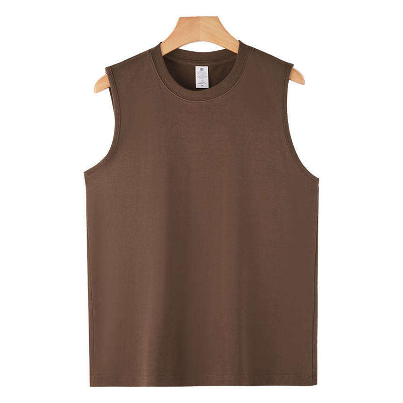 Wholesale Men’s Running Tanks – 230gsm Cotton Muscle Tank OEM