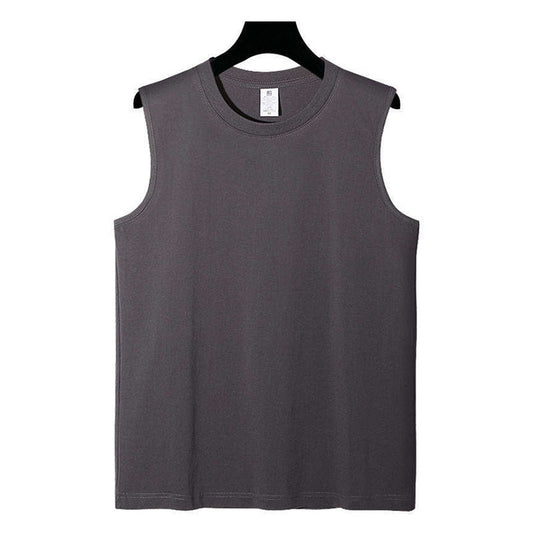 Wholesale Men’s Running Tanks – 230gsm Cotton Muscle Tank OEM