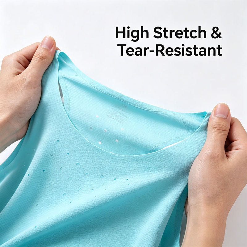 Wholesale Singlets for Running with 90g Seamless Ventilation